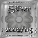 Rising Moon Designs' Silver Glass Flower Award